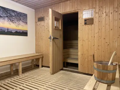 Gemeinschaftssauna im Haus