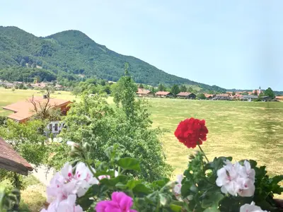 Aussicht vom Balkon der Ferienwohnung