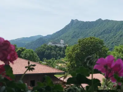 Aussicht vom Balkon der Ferienwohnung