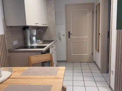 Wohnraum mit offener Küche