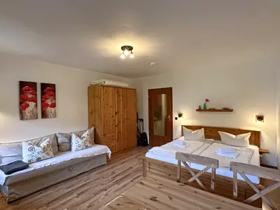 Wohn- und Schlafraum mit Terrasse App4