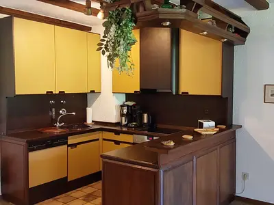 Wohnraum mit offener Küche