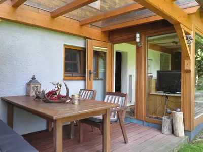 Überdachte Terrasse