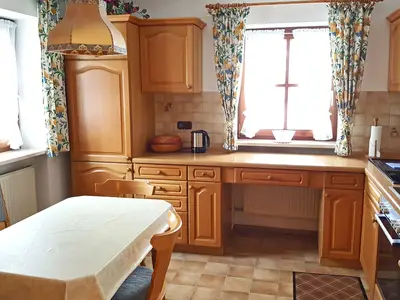 Essbereich mit offner Küche