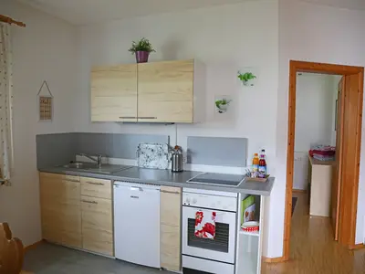 Wohnraum mit offener Küche