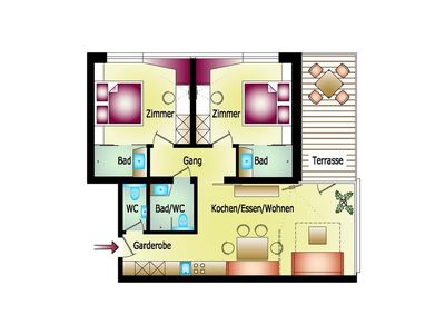 Top-Level-Ferienwohnung-Zillertal-Aschau-Plan_Eins