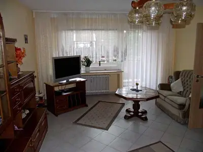 Das Wohnzimmer der Ferienwohnung Finke