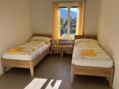 Schlafzimmer mit einem Einzelbetten