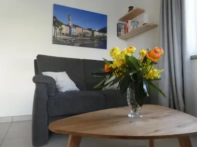 Wohnzimmer mit Sitzecke