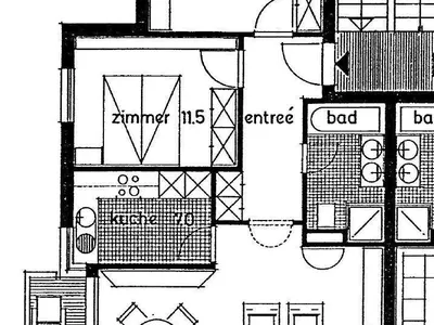Plan der Wohnung