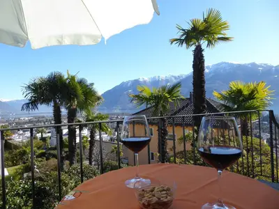 Kleine Terrasse mit wunderschöner Aussicht Richtung Südosten