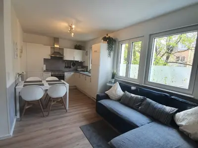 Wohnküche mit Sitzecke