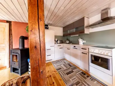 Fewo Landleben: Küche im Wohnraum