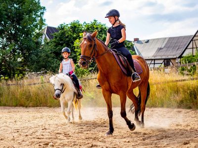 Reitunterricht auf dem Urlaubshof