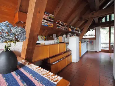 vom Wohnzimmer zur Küche