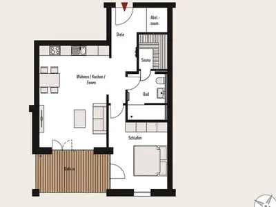 Ferienwohnung für 2 Personen (62 m²) in Baabe 3/10