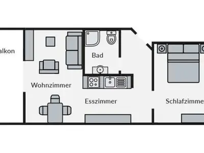 Ferienwohnung für 4 Personen (37 m²) in Baabe 8/10