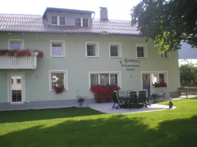Hausansicht Garten