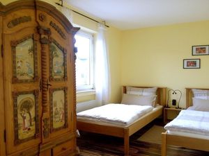 Schlafbereich. zweites Schlafzimmer mit einzelbetten