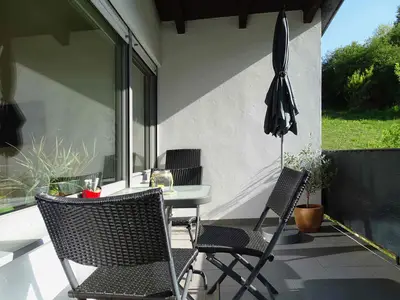 Balkon am Zimmer 1