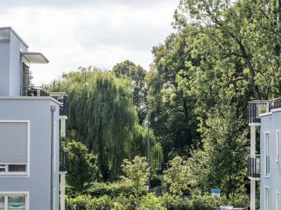 Blick vom Balkon Richtung Kurpark