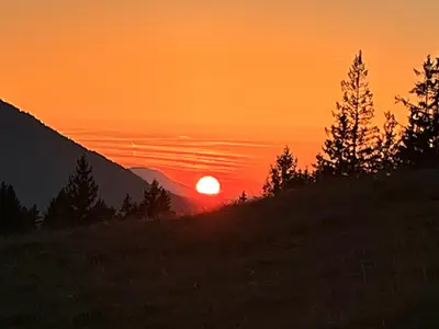 Sonnenuntergang vom Mitterberg