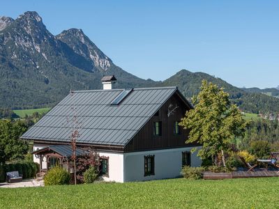 Villa Oberon, Bad Aussee, Blick zum Haus