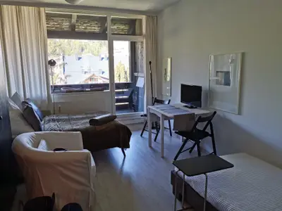 Wohn- und Schlafzimmer Gesamtsicht