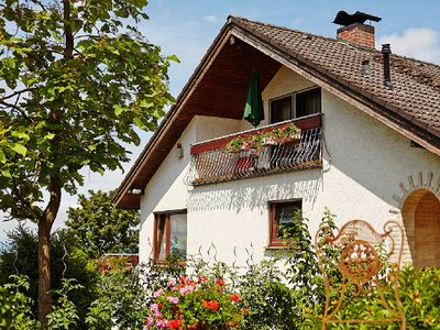 Blick zur Ferienwohnung