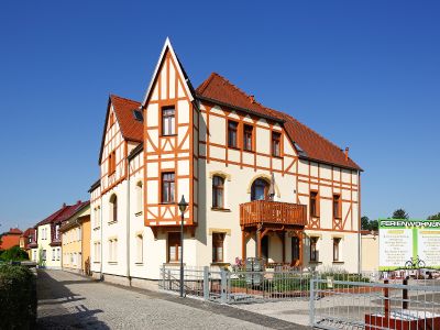 Außenansicht 4 Sterne Ferienwohnung Auszeit am Kurpark Bad Berka, Weimarer Land, Thüringen