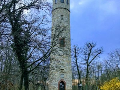 Paulinenturm, ca. 30Min. Fussmarsch von Ferienwohnung Morgensonne am Kurpark von Bad Berka, Weimarer Land, Thüringen