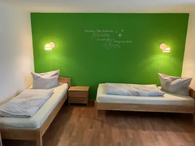 Schlafzimmer (Kinderzimmer)  4 Sterne Ferienwohnung Morgensonne am Kurpark von Bad Berka, Weimarer Land, Thüringen