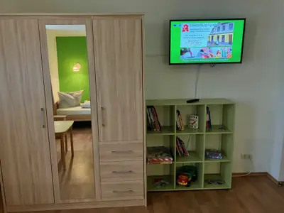 Schlafzimmer (Kinderzimmer)  4 Sterne Ferienwohnung Morgensonne am Kurpark von Bad Berka, Weimarer Land, Thüringen