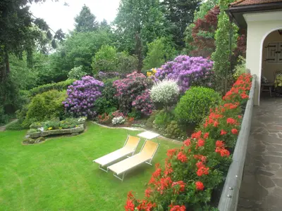 Herrliche Aussicht vom ''Langwinkel'' ins Gartenparadies