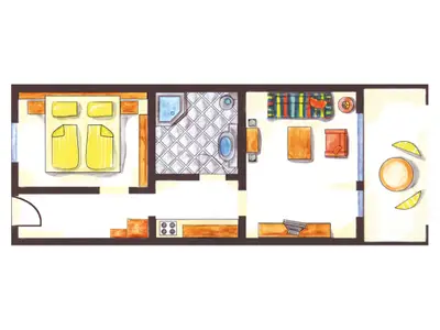 Ferienwohnung für 3 Personen (50 m²) in Bad Birnbach 4/4