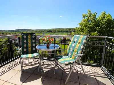 Panoramaausblick - Südbalkon