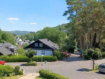Aussicht vom Balkon