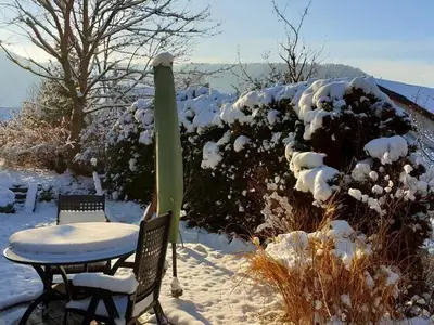Winterstimmung auf der Terrasse