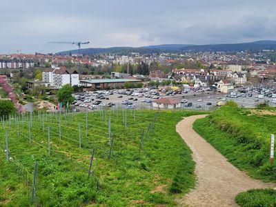 Blick von der Michaeliskapelle auf Bad Dürkheim