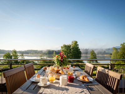 Frühstück auf der Terrasse