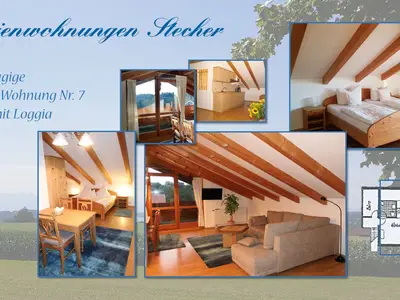 Ferienwohnungen Stecher - Studio Wohnung 7