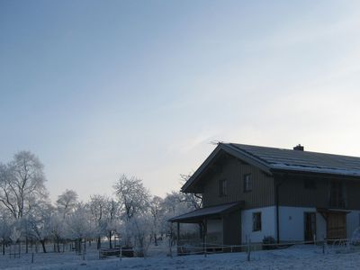 Hausansicht Winter