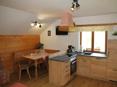 Essbereich Ferienwohnung Sulzberg