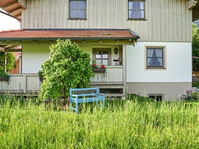 Terrasse mit Bank