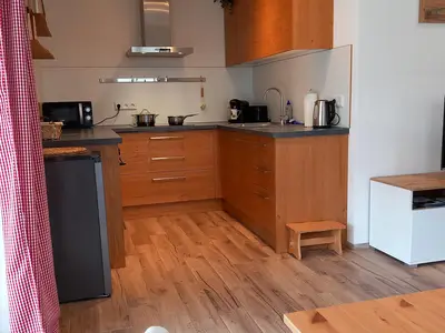 Küche und Essbereich