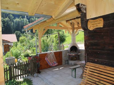 Historische Grillhütte für Gäste