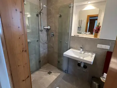 Badezimmer Ferienwohnung Hochries