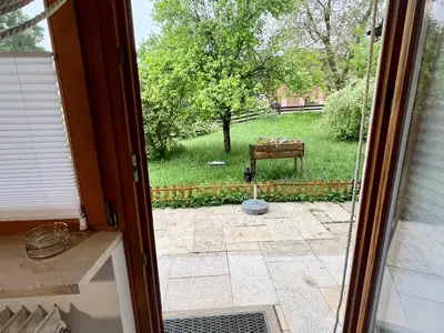 Blick aus dem Wohnzimmer