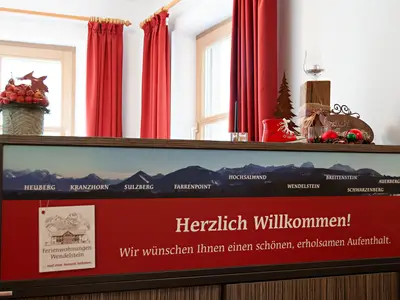 Ferienwohnungen Wendelstein_Rezeption Detailbild