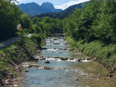Ausblick Wendelstein am Bachweg